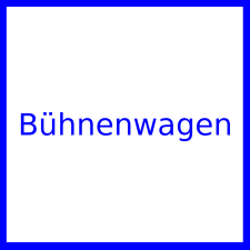 Bühnenwagen